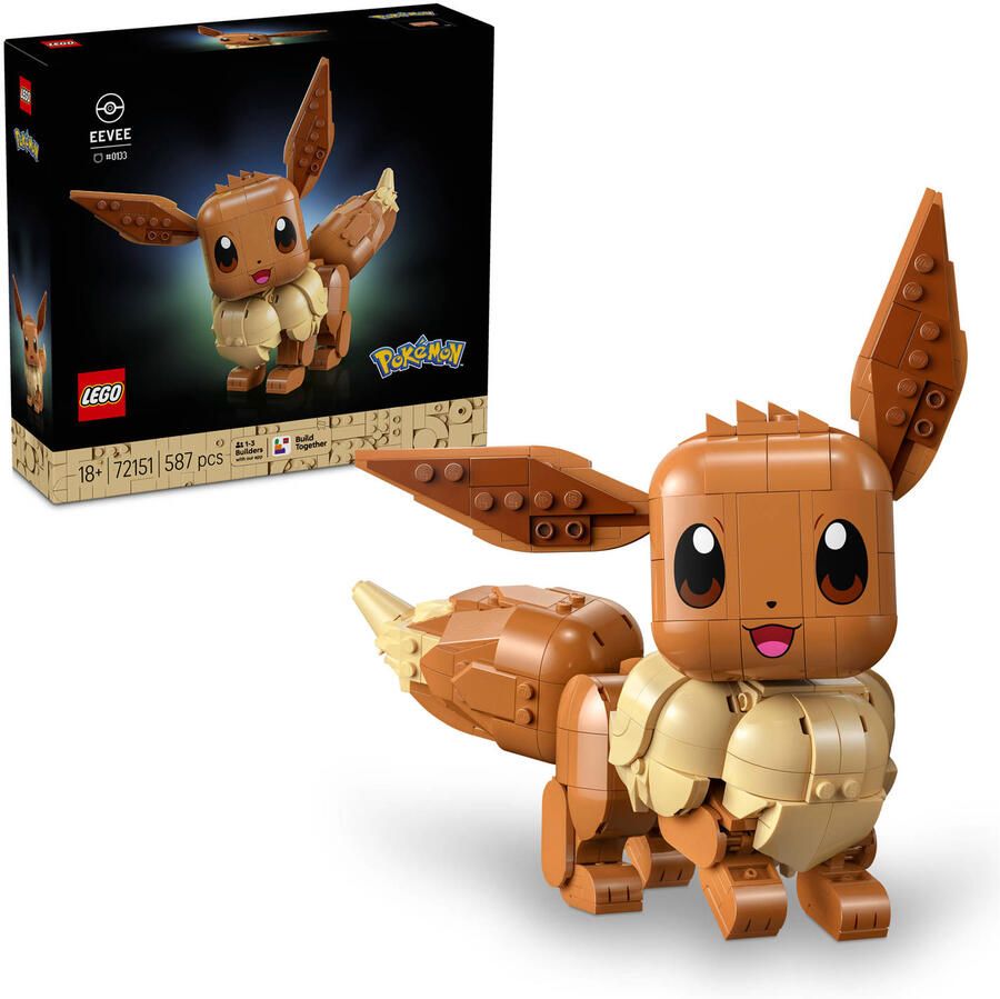 LEGO Pokémon Eevee Bouwpakket voor Volwassenen 72151