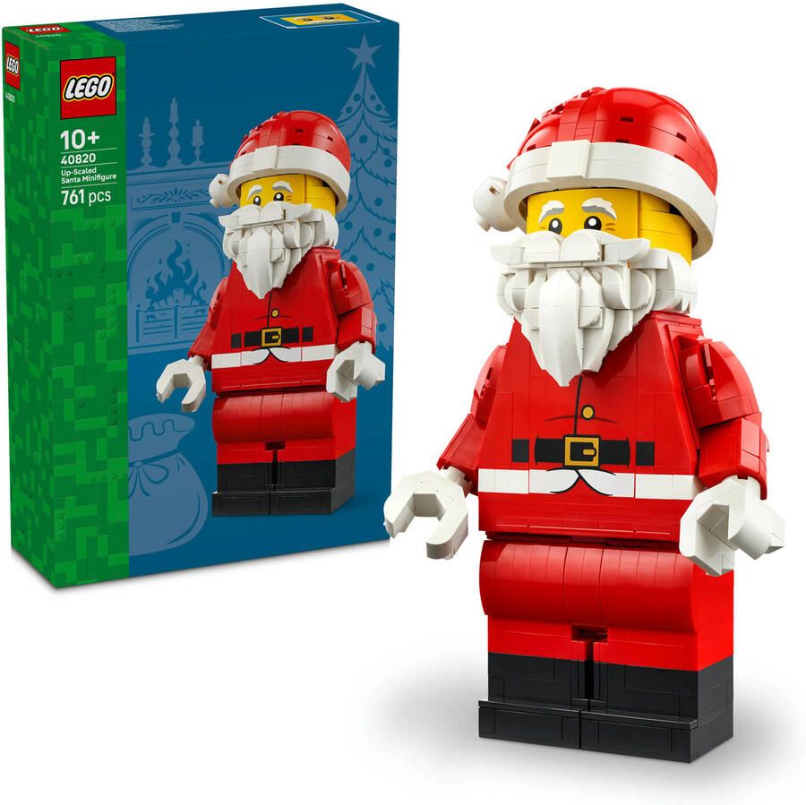 LEGO Seasons and Occasions Grote Minifiguur van de Kerstman Kerst Speelgoed voor Kinderen 40820