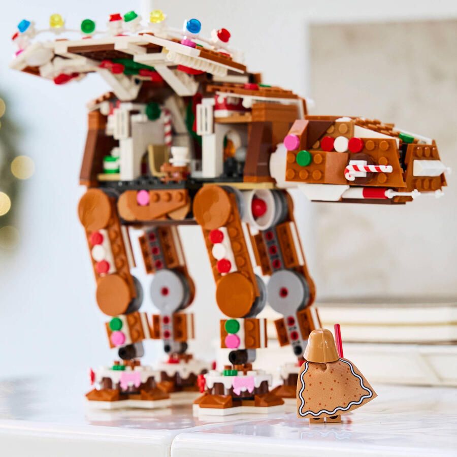 LEGO Seasons and Occasions Star Wars Peperkoek AT-AT Walker Kerst Bouwpakket voor Kinderen 40806 - Foto 4