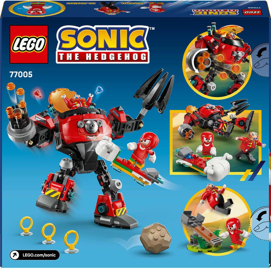 Lego Sonic the Hedgehog Knuckles vs. Dr. Eggman Egg Crusher mecha 77005 - Foto 3