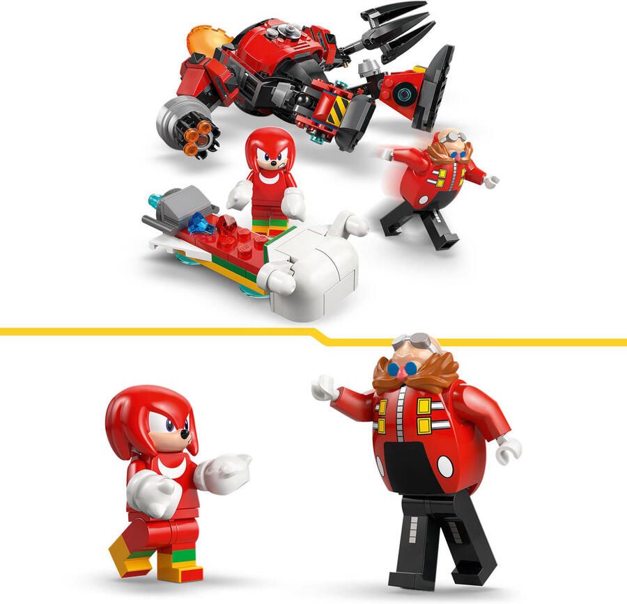 Lego Sonic the Hedgehog Knuckles vs. Dr. Eggman Egg Crusher mecha 77005 - Foto 4