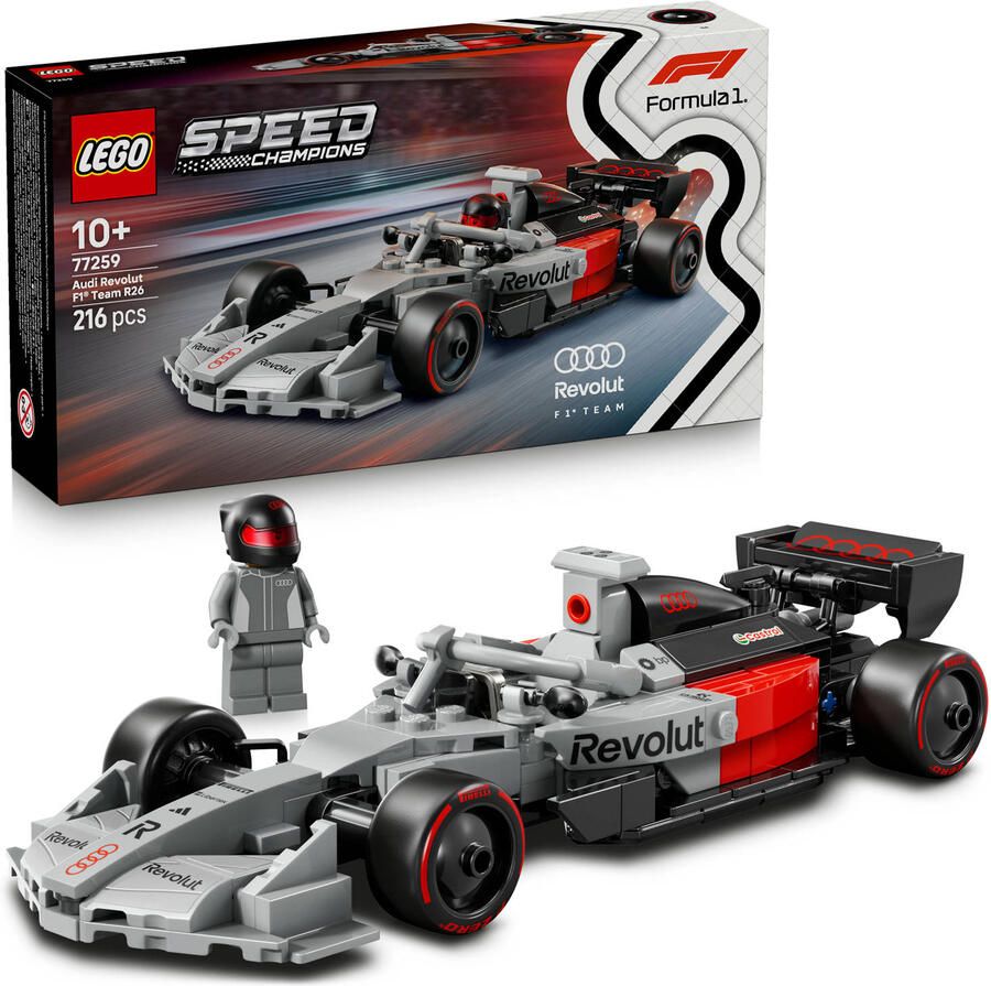 LEGO Speed Champions Audi Revolut F1 Team R26 Racewagen Set 77259