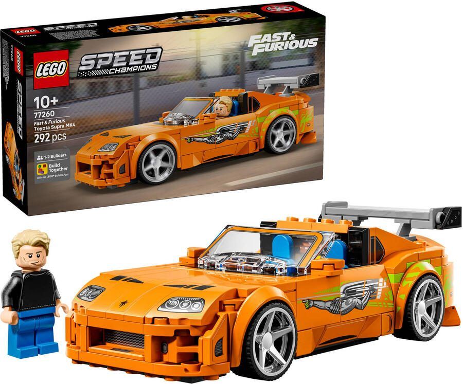 Lego Speed Champions The Fast and The Furious Toyota Supra MK4 77260 - Foto 3