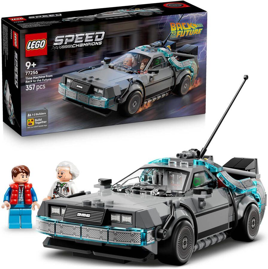 LEGO Speed Champions Tijdmachine uit Back to the Future Bouwpakket 77256