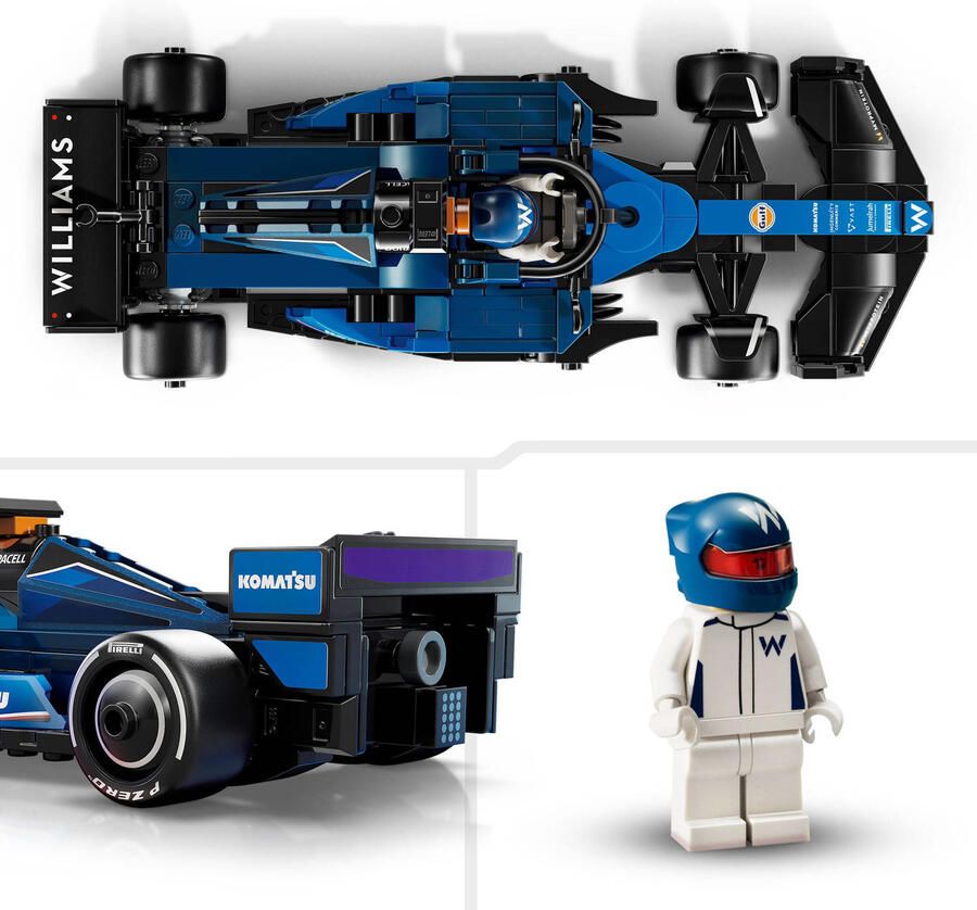 Lego Speed Champions Williams Racing FW46 F1 racewagen 77249 - Foto 3
