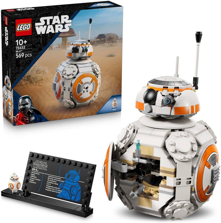 LEGO Star Wars BB-8 Astromech Droid Bouwpakket en Decoratie 75452