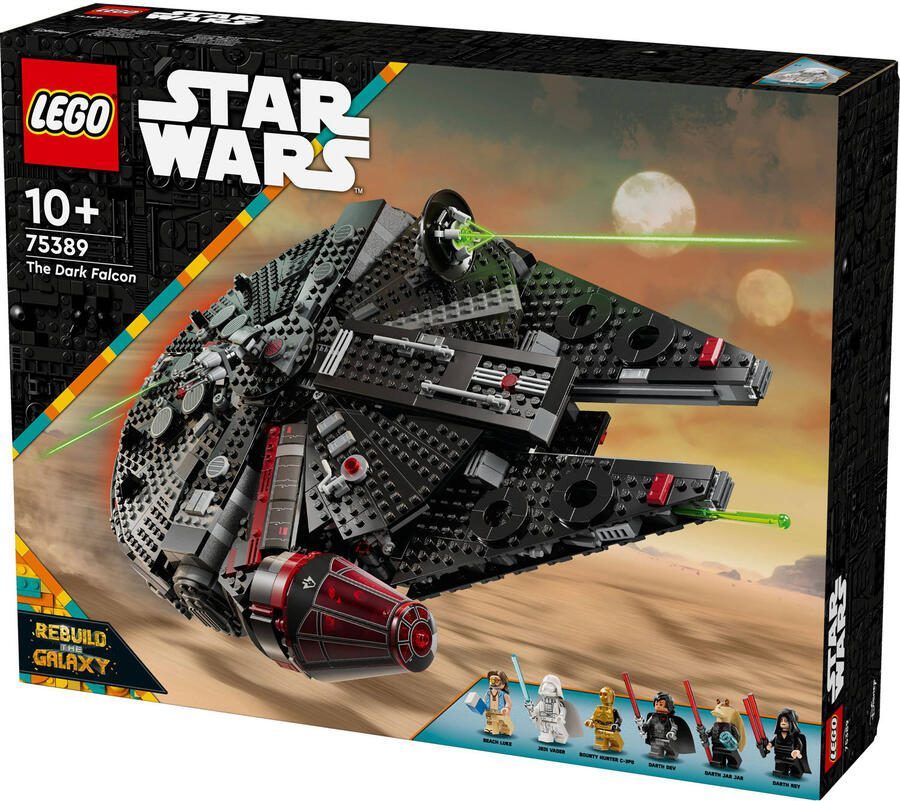 LEGO Star Wars Dark Falcon Bouwbaar Ruimteschip Speelgoed Bouwpakket voor Kinderen 75389 - Foto 3