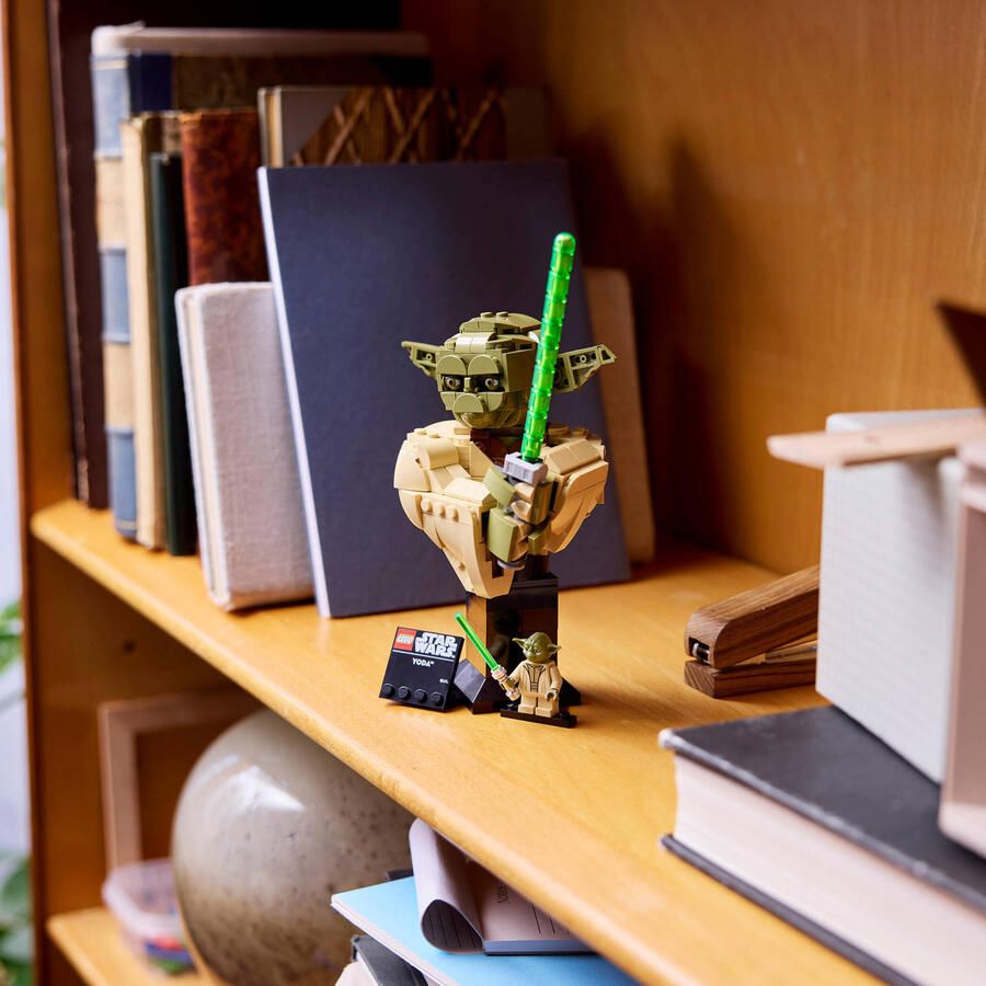 LEGO Star Wars Yoda Buste Bouwpakket voor Volwassenen 75438 - Foto 4