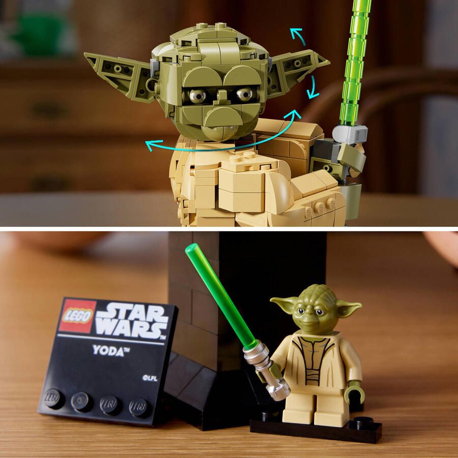 LEGO Star Wars Yoda Buste Bouwpakket voor Volwassenen 75438 - Foto 3