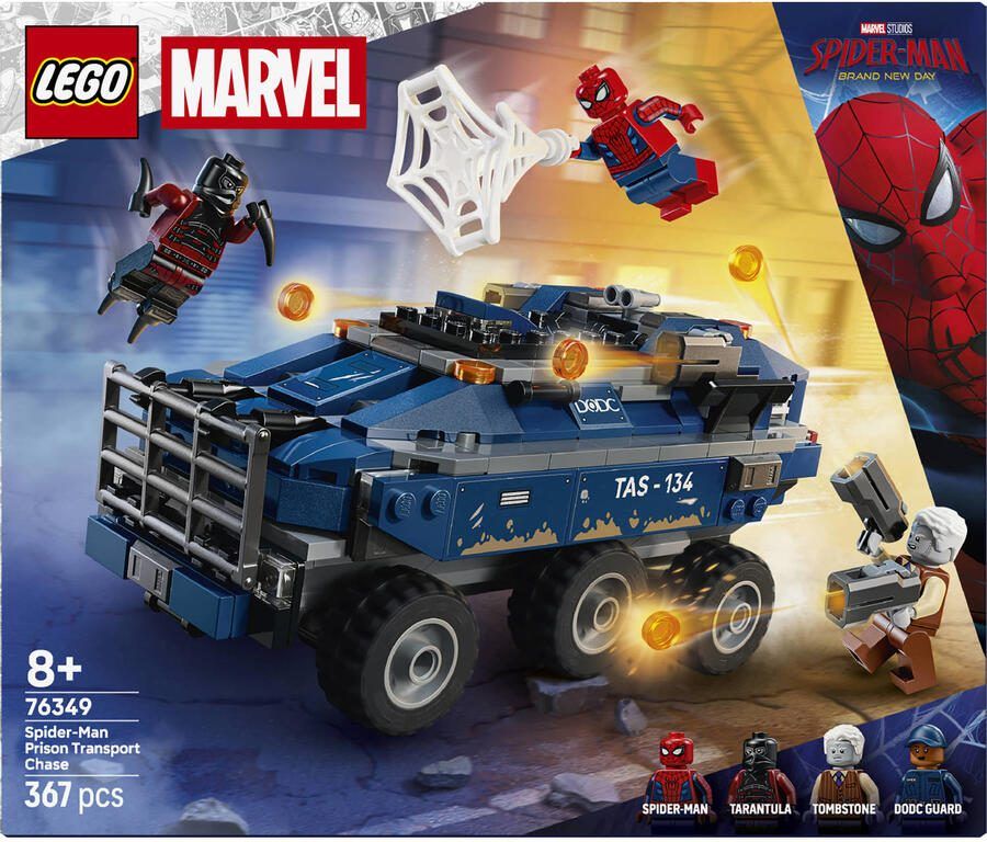 LEGO Super Heroes Spider-Man achtervolging van gevangenistransport 76349 - Foto 5