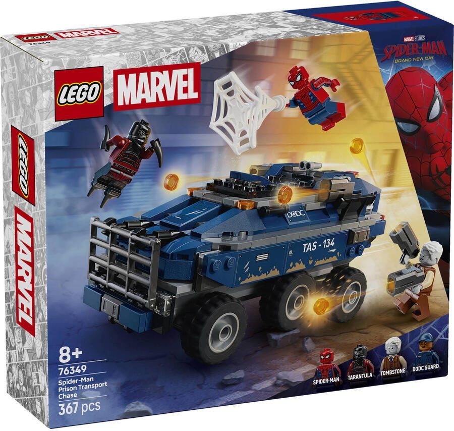 LEGO Super Heroes Spider-Man achtervolging van gevangenistransport 76349 - Foto 4
