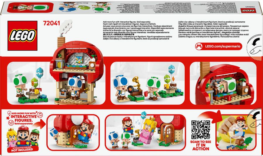 LEGO Super Mario 72041 Toads huisfeestje