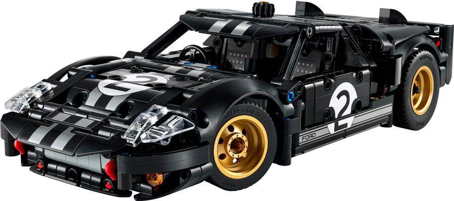 LEGO Technic 1966 Ford GT40 MKII Racewagen Auto Bouwpakket 42223 - Foto 4