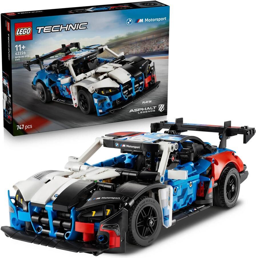 LEGO Technic BMW M4 GT3 EVO Racewagen Speelgoed voor Kinderen 42226