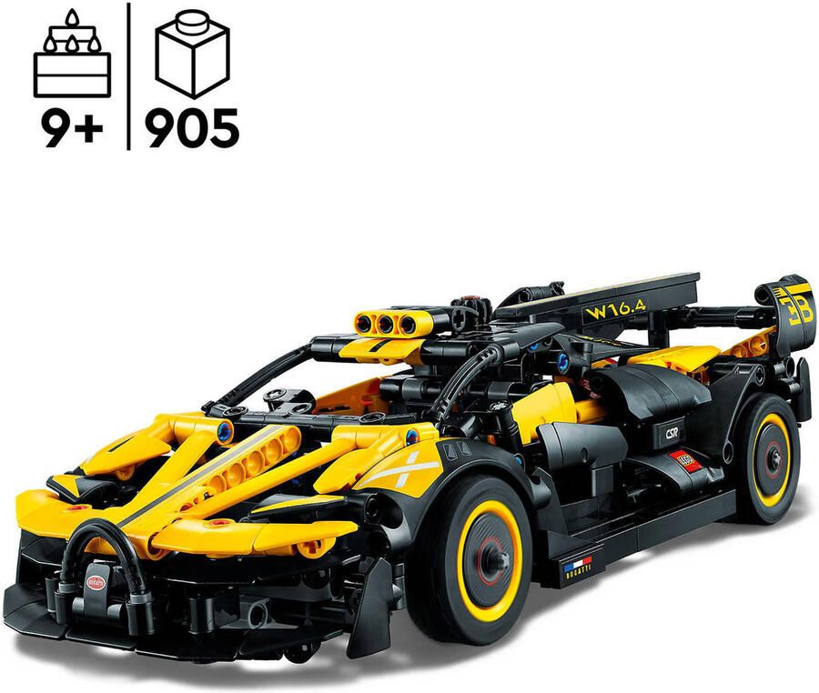 LEGO Technic Bugatti Bolide Sportwagen Model Auto Bouwpakket voor Kinderen 42151 - Foto 5