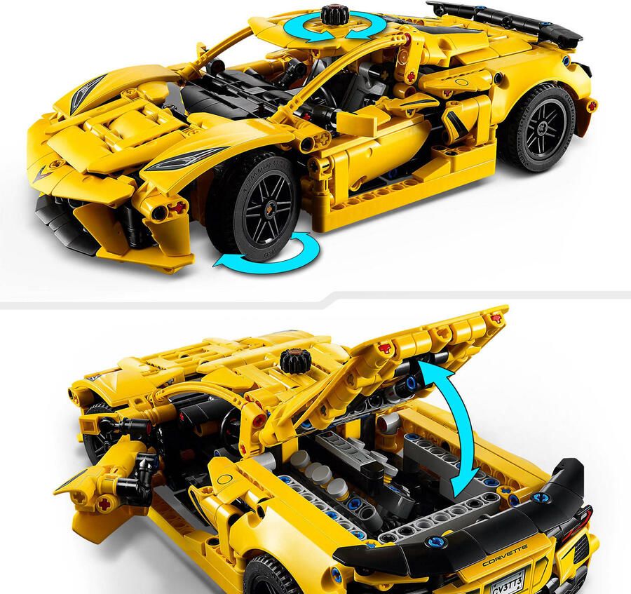 LEGO Technic Chevrolet Corvette Stingray modelauto 42205 - Foto 4