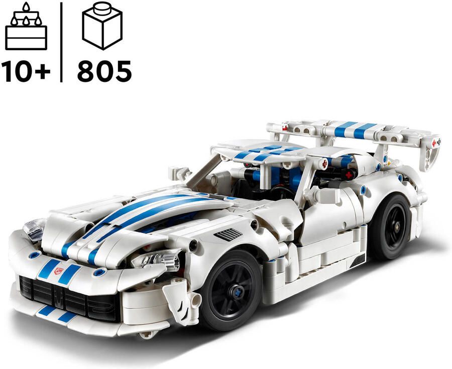 LEGO Technic Dodge Viper GTS-R Sportauto Speelgoed 42234 - Foto 5