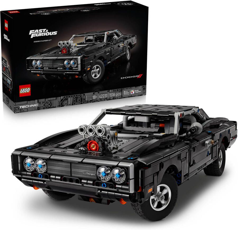 Lego Technic Fast and Furious Dodge Charger R T auto 42231 - Foto 3