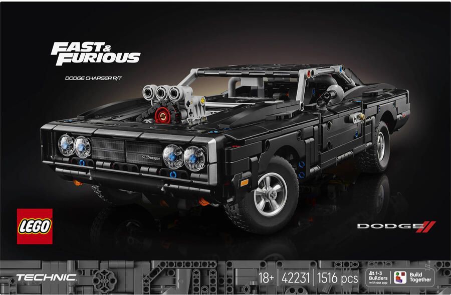 Lego Technic Fast and Furious Dodge Charger R T auto 42231 - Foto 5