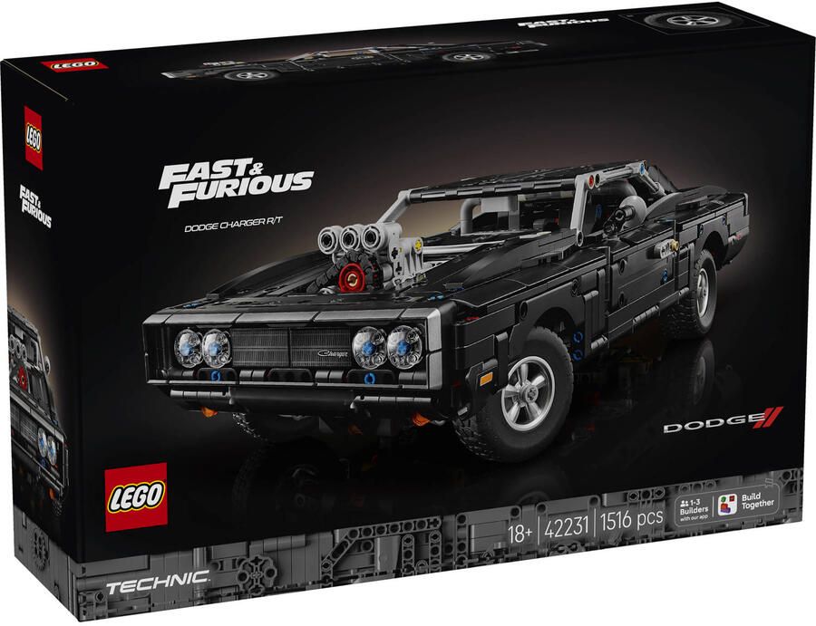 Lego Technic Fast and Furious Dodge Charger R T auto 42231 - Foto 4
