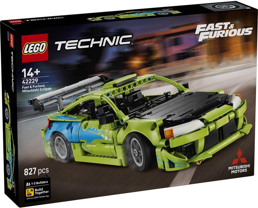 LEGO Technic 42229 Fast and Furious Mitsubishi Eclipse auto - Foto 3