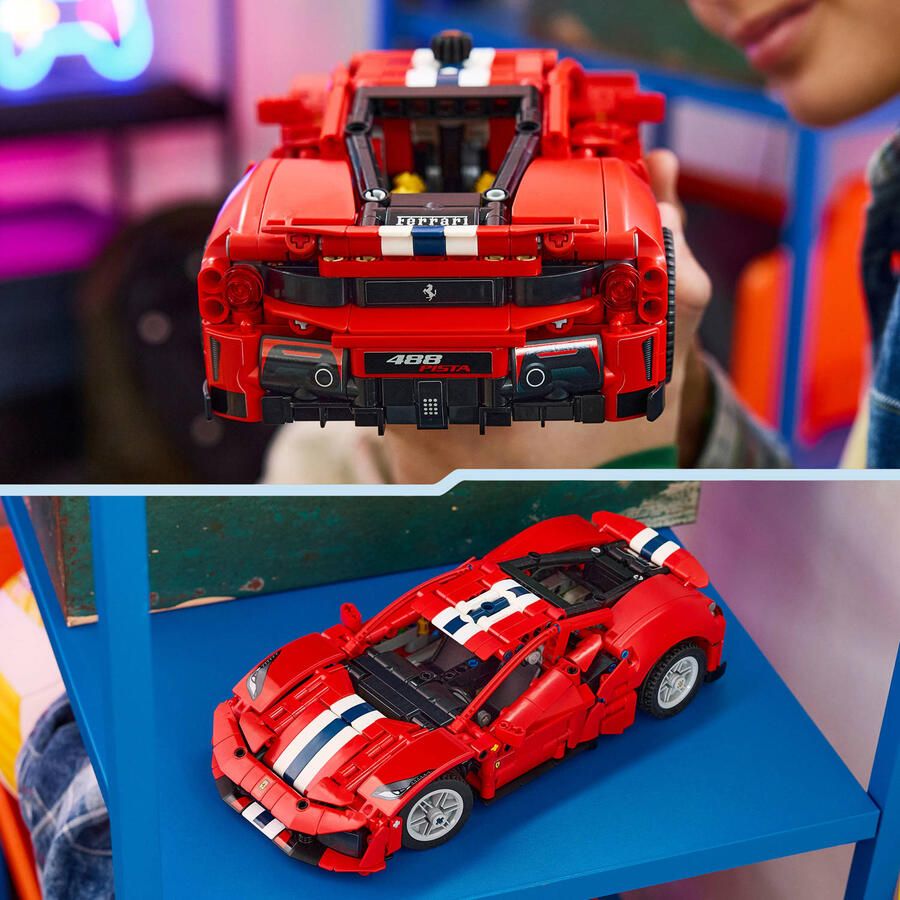 LEGO Technic Ferrari 488 PISTA Auto Speelgoed 42235 - Foto 3