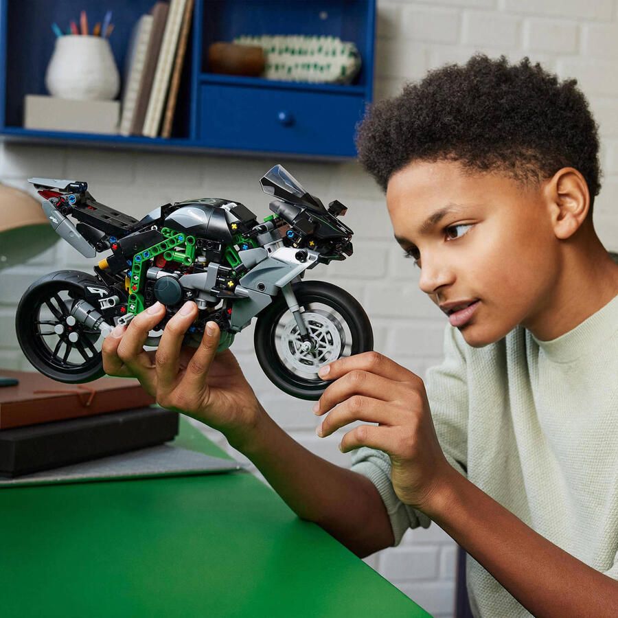 LEGO Technic Kawasaki Ninja H2R motor Speelgoed Bouwpakket voor Kinderen en Tieners 42170 - Foto 4