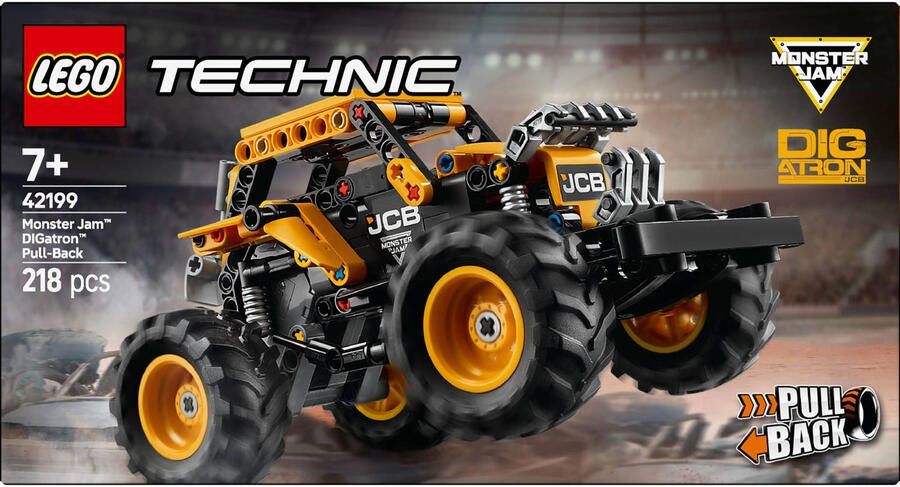 LEGO Technic Monster Jam™ DIGatron™ pull-back speelgoedtruck 42199 - Foto 5