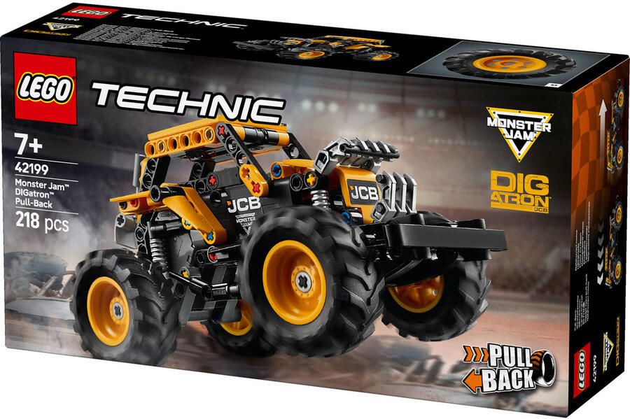 LEGO Technic Monster Jam™ DIGatron™ pull-back speelgoedtruck 42199