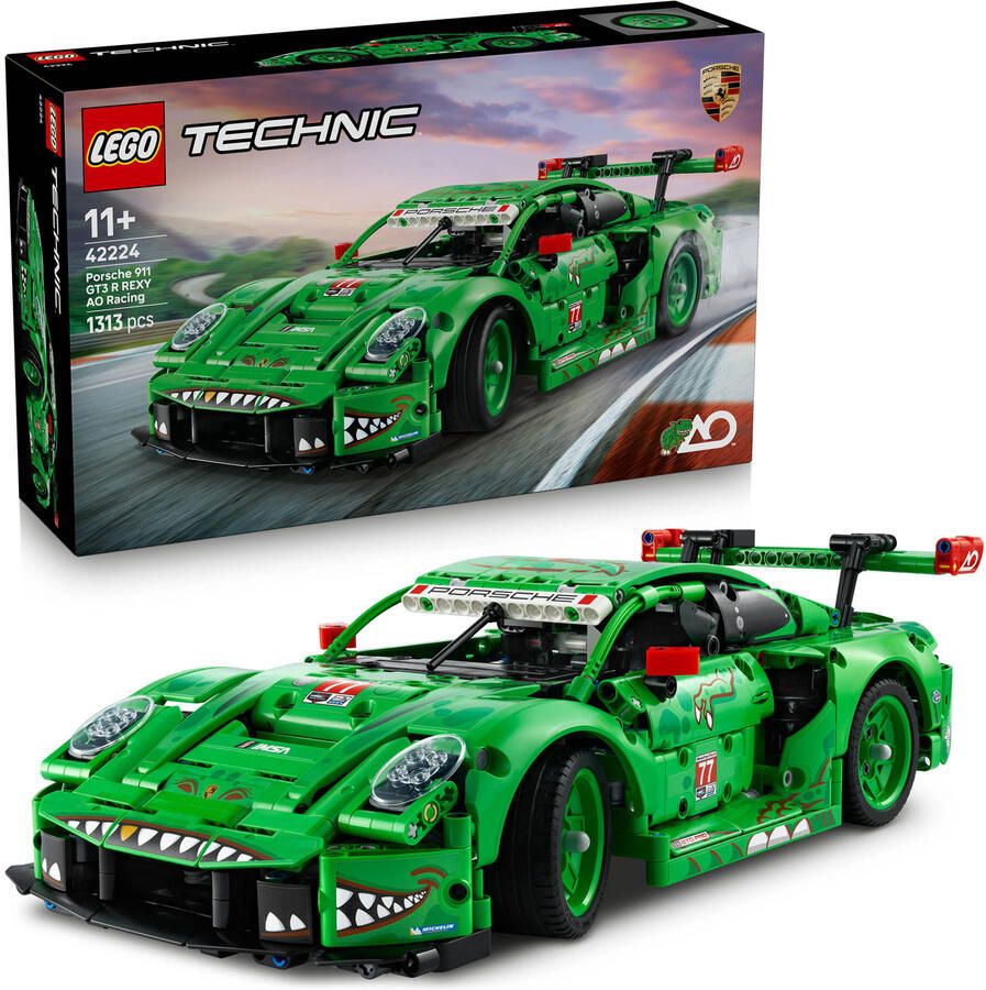 Lego Technic Porsche 911 GT3 R REXY AO Racing Auto 42224