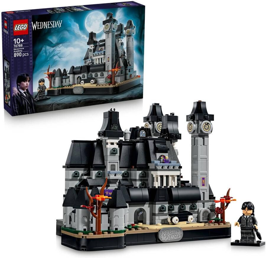 LEGO Wednesday Nimmermeer Academie Mysterieus Speelgoed voor Kinderen 76788 - Foto 3