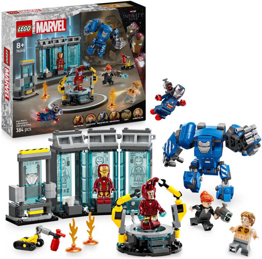 LEGO Marvel Iron Mans Laboratorium: Harnasruimte Set 76315