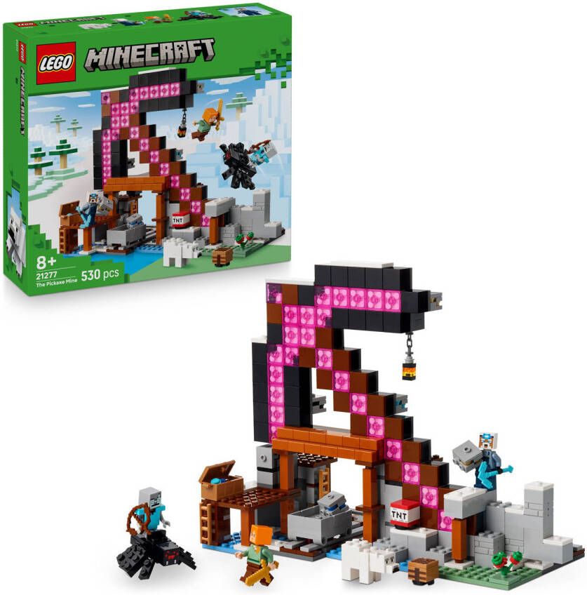 LEGO Minecraft De Pikhouweelmijn Gamingspeelgoed 21277 - Foto 4