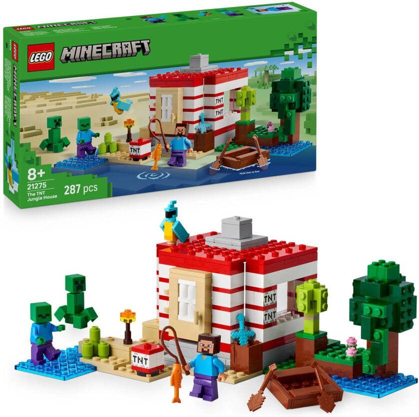 LEGO Minecraft Het TNT Junglehuis Videogameset 21275