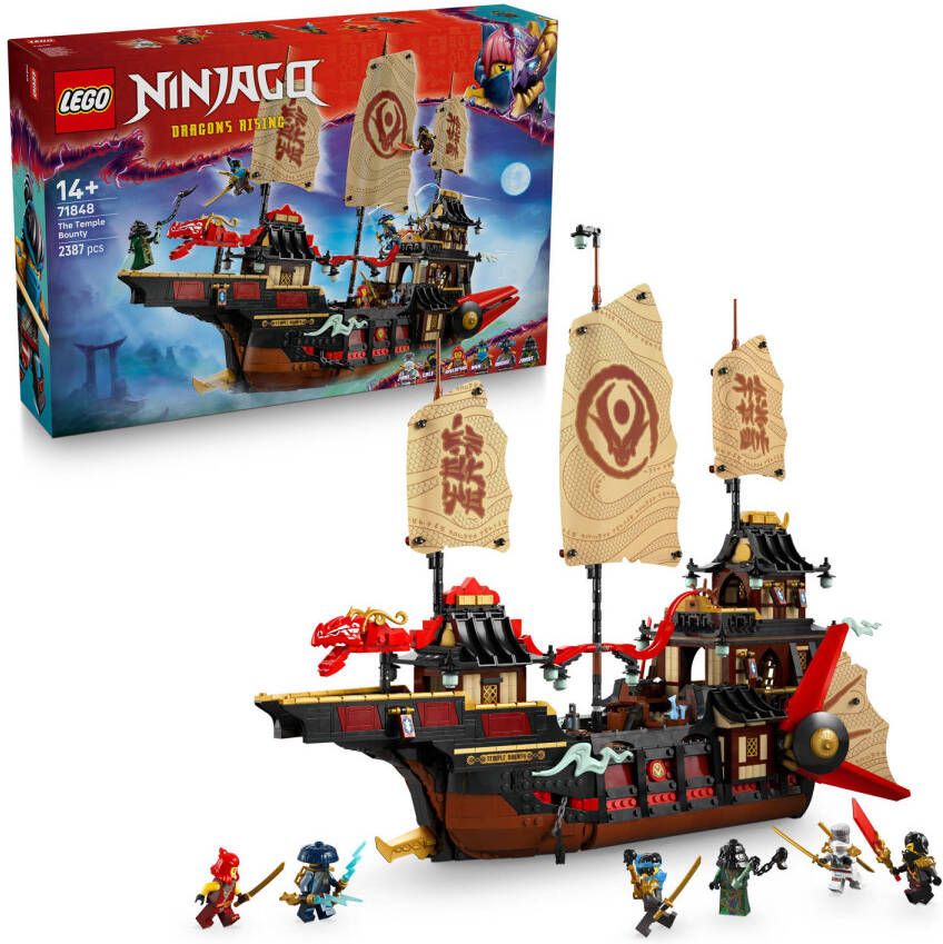 LEGO Ninjago De Tempel Bounty Schip Bouwset 71848 - Foto 4