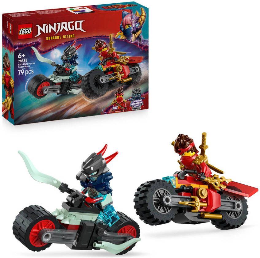 LEGO Ninjago Kai's Motorrace Speelset met 2 Motoren 71838