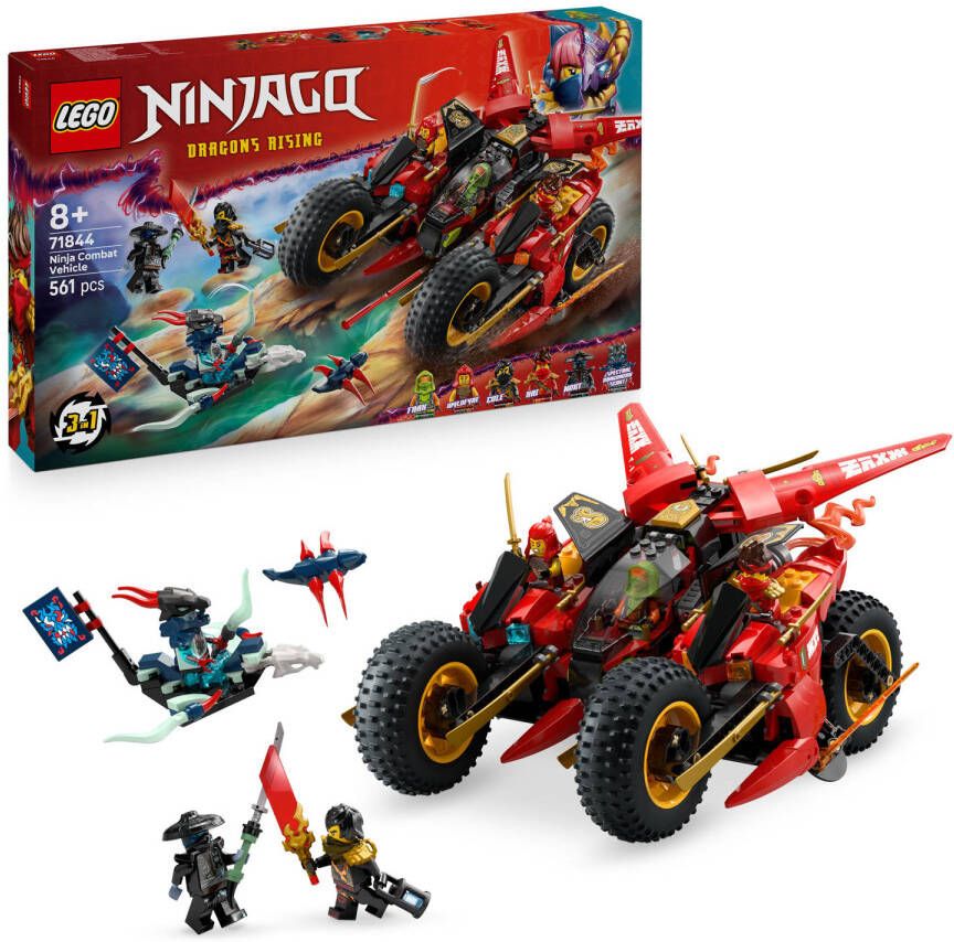 LEGO Ninjago Ninja Strijdvoertuig 3-in-1 Speelset 71844 - Foto 5