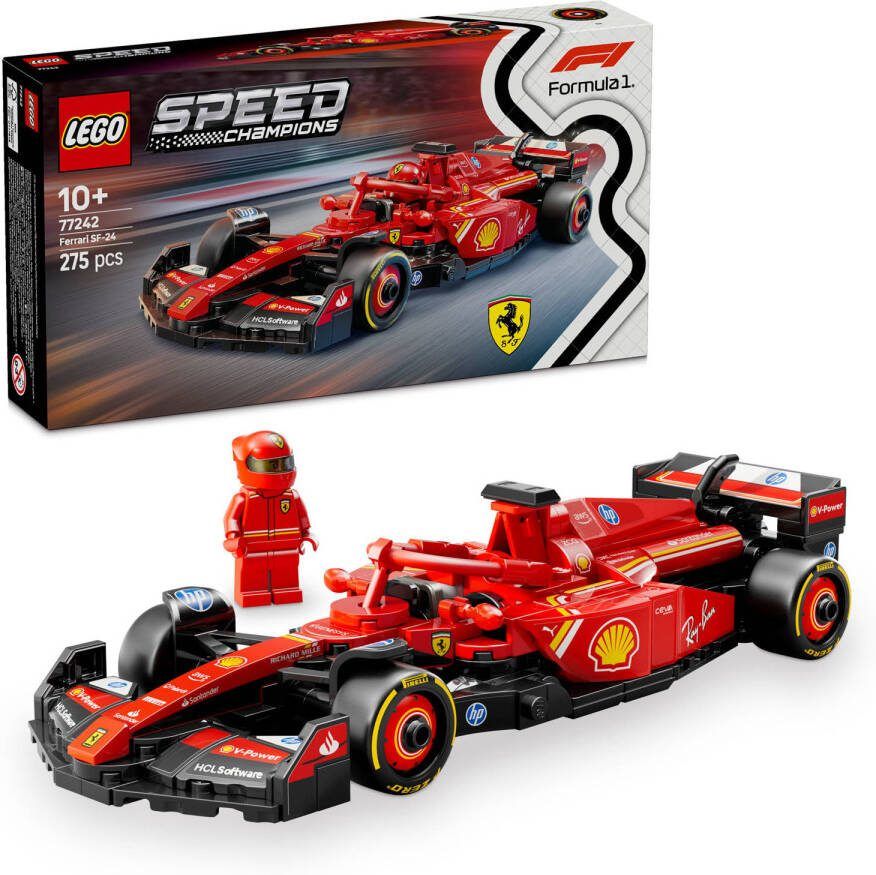 Lego Speed Champions Ferrari SF-24 F1 racewagen 77242