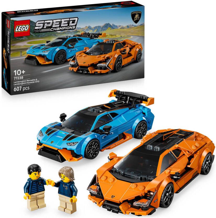 Lego Speed Champions Lamborghini Revuelto en Huracán STO 77238 - Foto 4