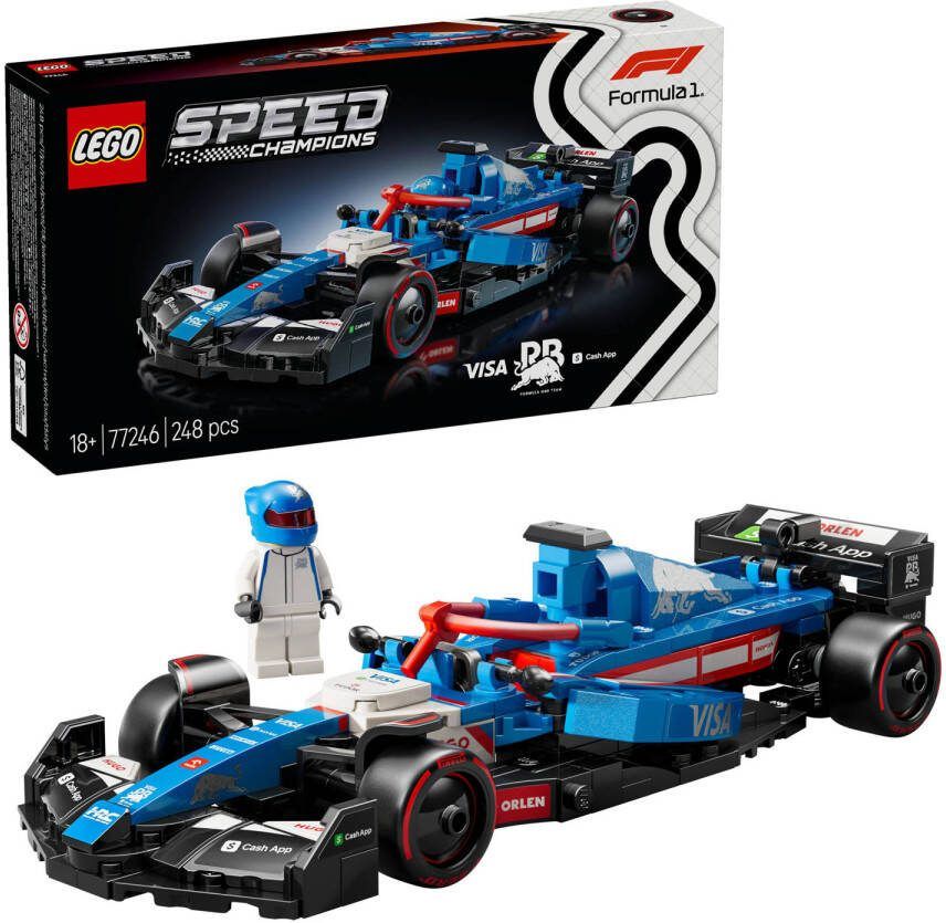 Lego Speed Champions Visa Cash App RB VCARB 01 F1 racewagen 77246
