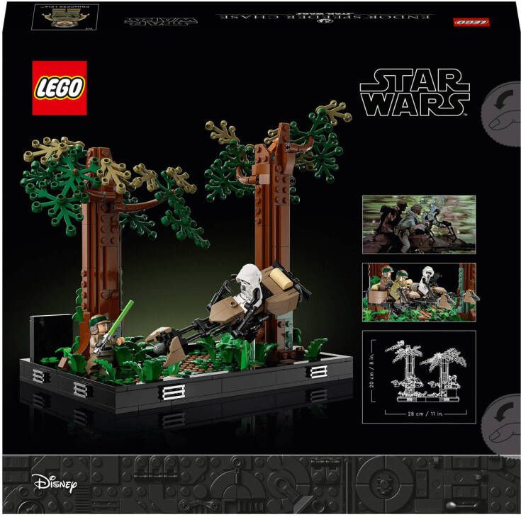 LEGO Star Wars Endor™ speederachtervolging diorama 75353