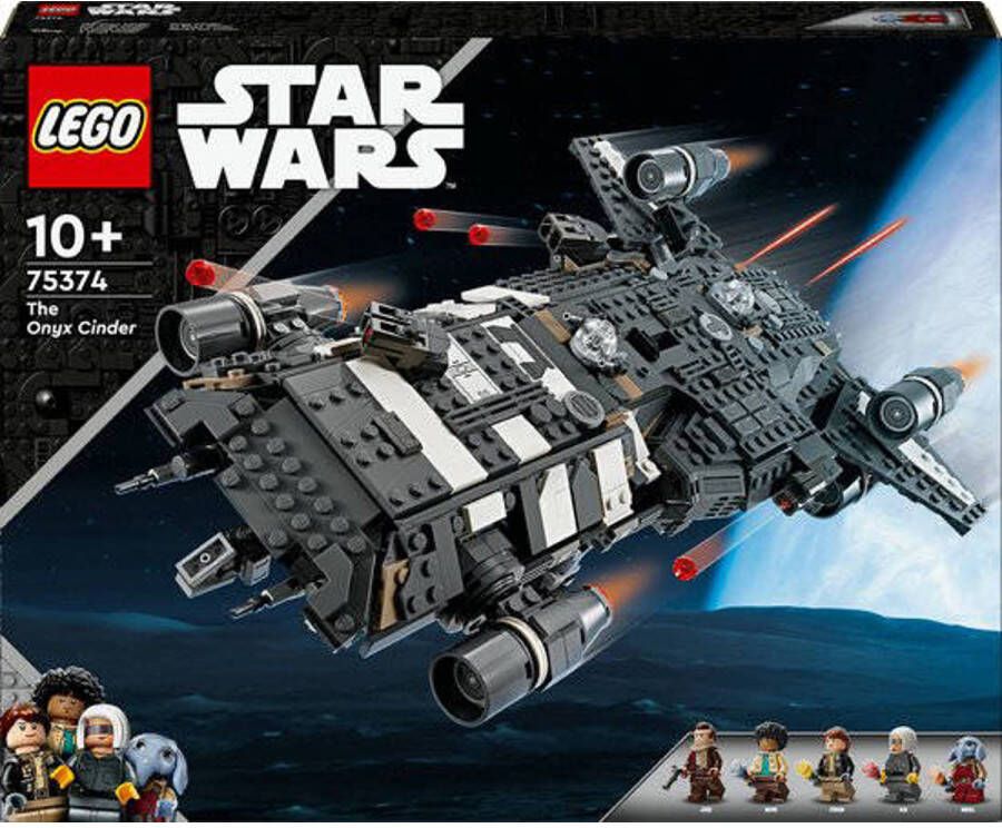 LEGO Star Wars Skeleton Crew De Onyx Cinder Bouwbaar Ruimteschip Speelgoed voor Kinderen 75374