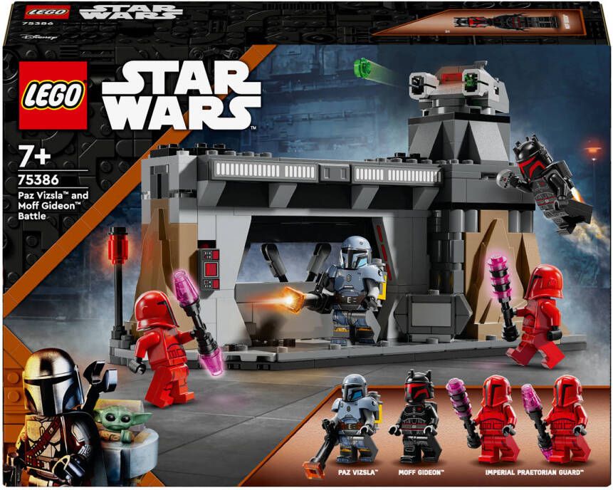 LEGO Star Wars™ Paz Vizsla™ en Moff Gideon™ duel 75386