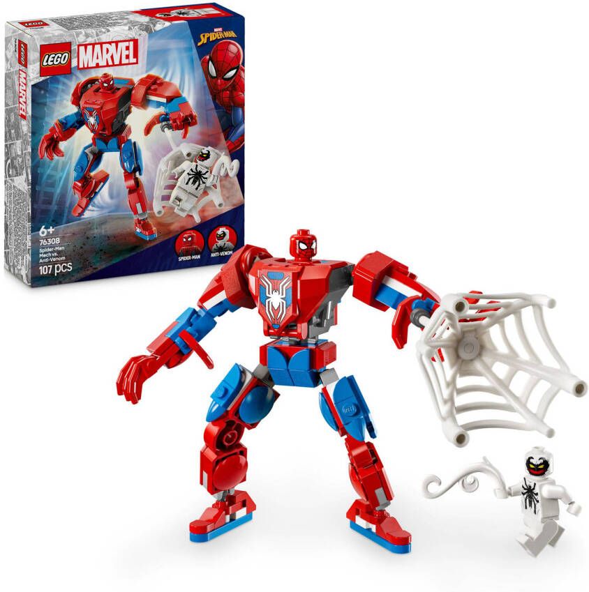 LEGO Super Heroes Marvel Spider-Man mecha vs. Anti-Venom bouwset 76308