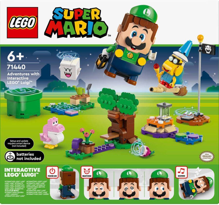 LEGO Super Mario Avonturen met interactieve Luigi Nintendo Speelgoed Set 71440 - Foto 3