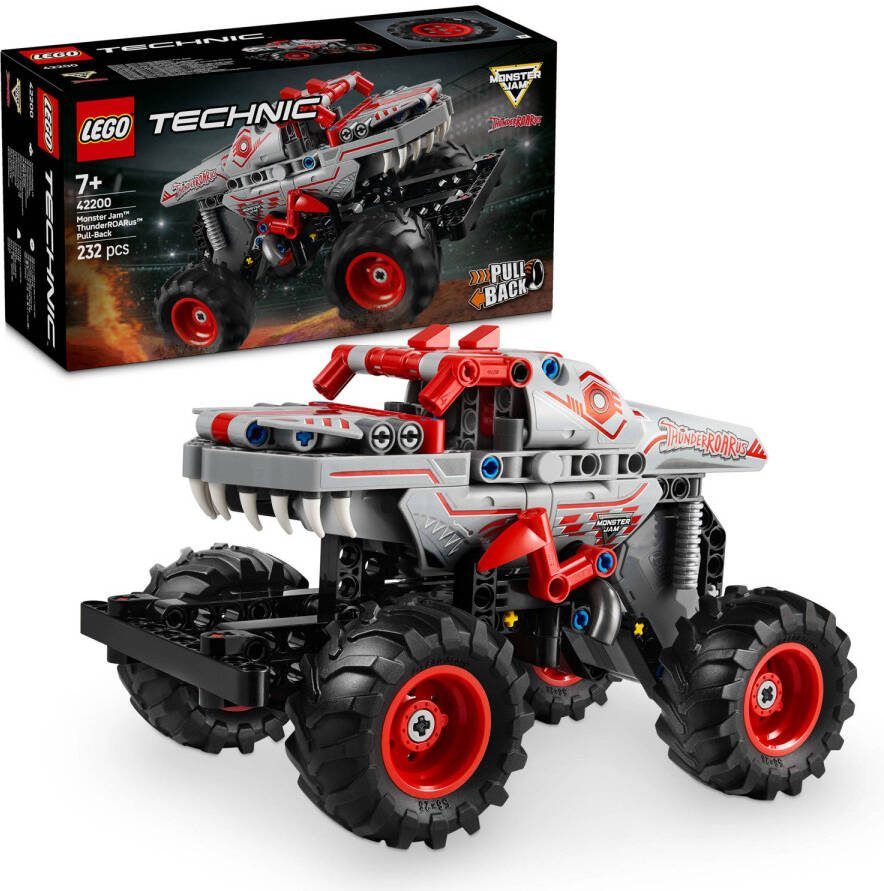 LEGO Technic Monster Jam™ ThunderROARus™ pull-back speelgoedtruck 42200
