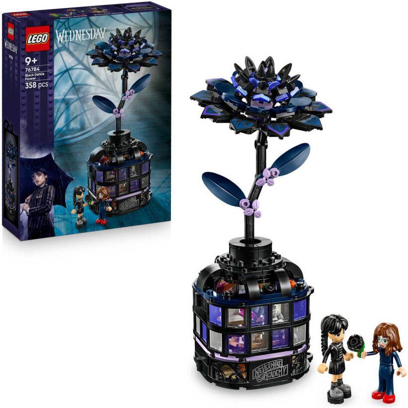LEGO Wednesday Zwarte dahlia 76784