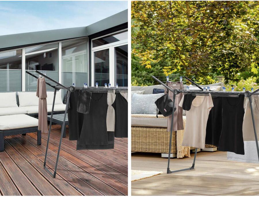 Leifheit Droogrek Pegasus 150 Solid Black | Was-&Droogrekken | 4006501816900 - Foto 7