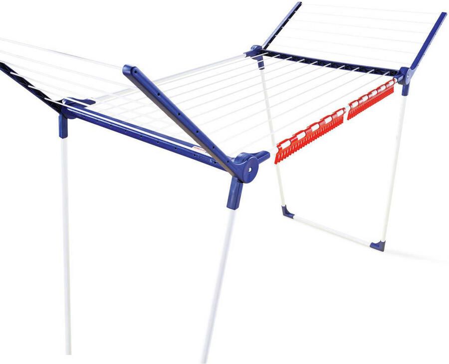Leifheit Droogrek Pegasus 180 Solid 18 m drooglengte 2 houders voor kleine spullen