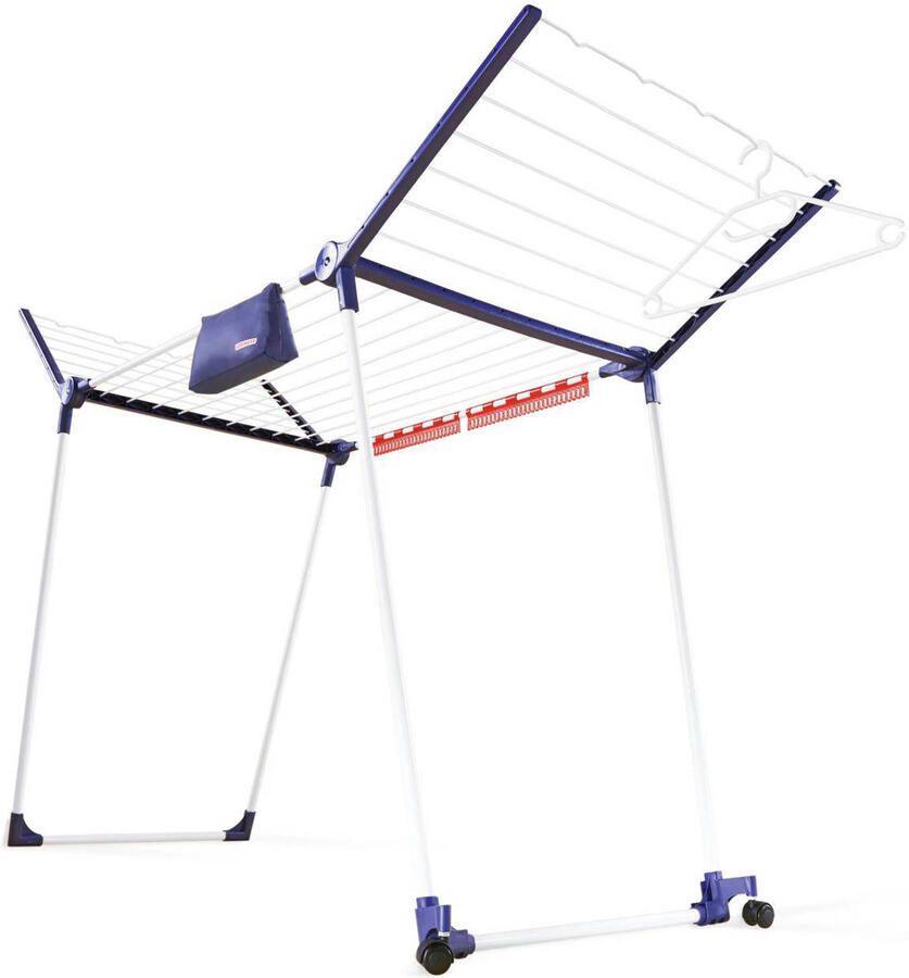 Leifheit Droogrek Pegasus 200 Solid Deluxe Mobile – met wieltjes 20 m drooglengte - Foto 4